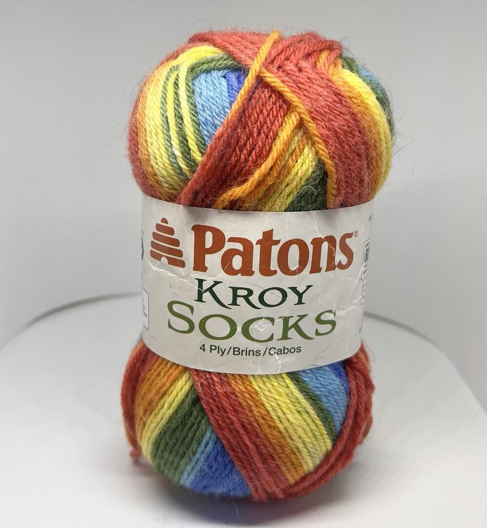 Patons Kroy Socks Yarn, Sunburst Stripes